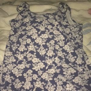 Floral tank top